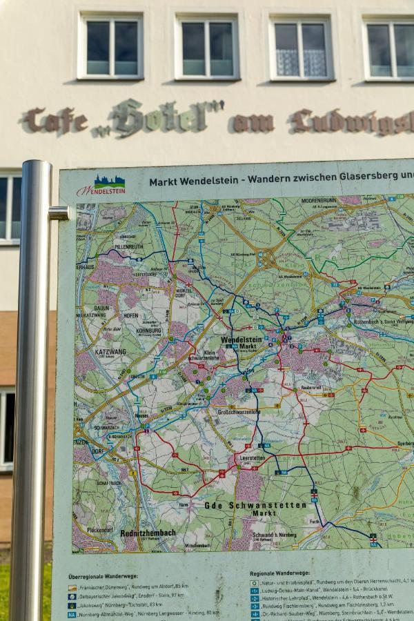 Hotel Am Ludwigskanal 벤델스타인 외부 사진